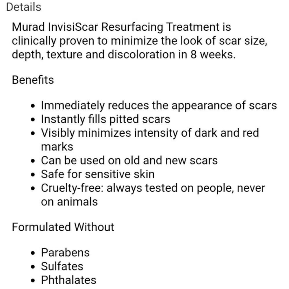 MURAD INVISISCAR RESURFACING TREATMENT. - Picture 4 of 6